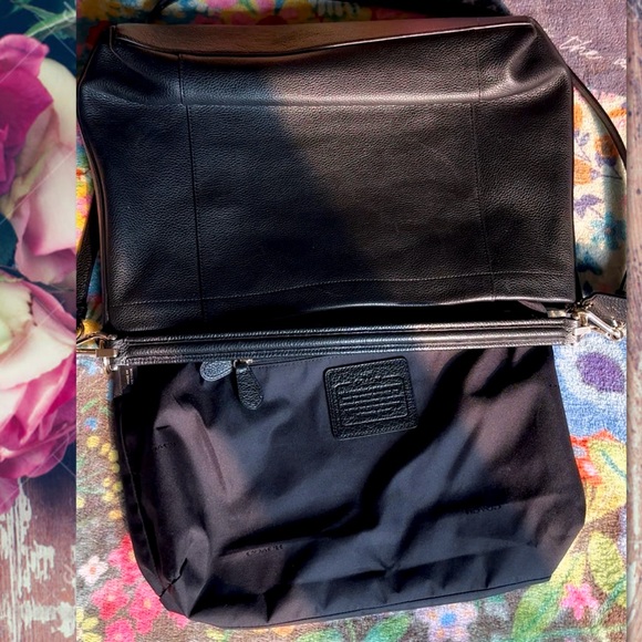 Coach Black Pebbled Leather Hobo Bag - Picture 12 of 15